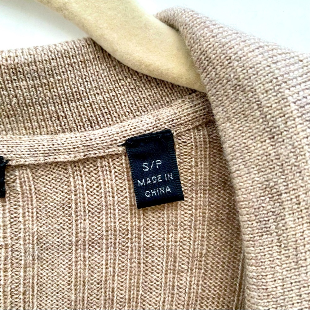 Atm Button Up Collared Light Weight Sweater Top, … - image 4